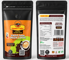 Premium Ugandan Single-Farm Robusta Coffee | Medium Roast | Ground & Whole Beans - Image 2